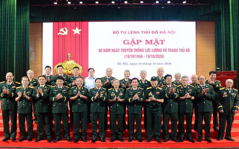 Bộ Tư lệnh Thủ đô Hà Nội gặp mặt nhân kỷ niệm 80 năm ngày truyền thống