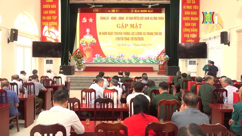 Xã Ứng Thiên tự hào truyền thống lực lượng vũ trang Thủ đô