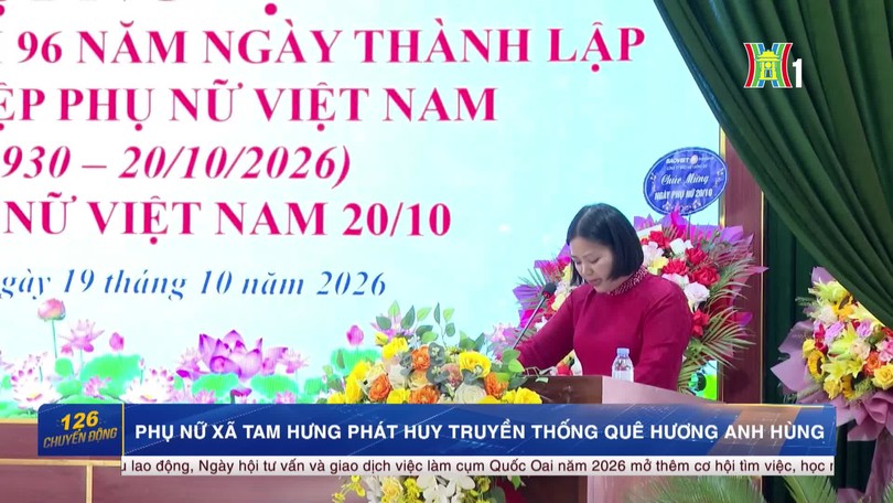 Phụ nữ xã Tam Hưng phát huy truyền thống quê hương anh hùng