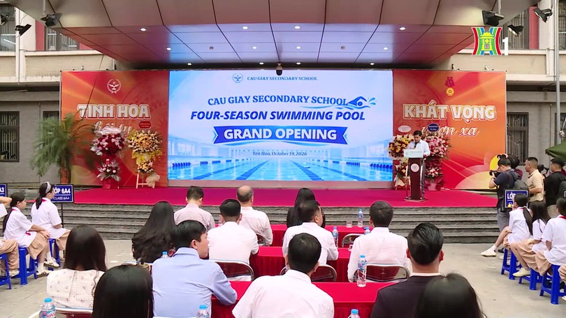 Bể bơi học đường khơi dậy niềm đam mê thể thao