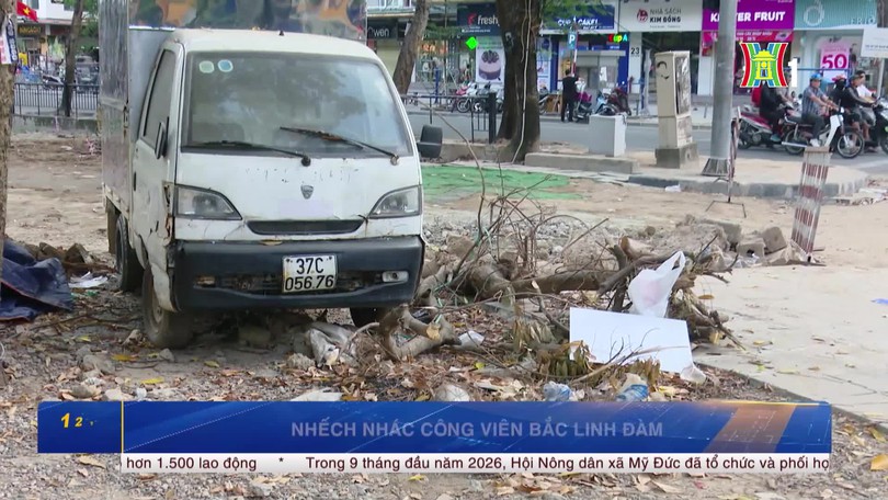 Nhếch nhác Công viên Bắc Linh Đàm