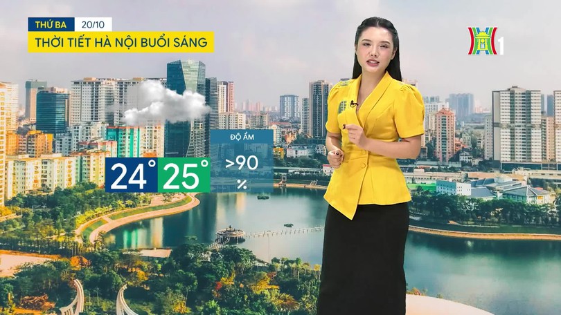 Dự báo thời tiết sáng | 20/10/2026