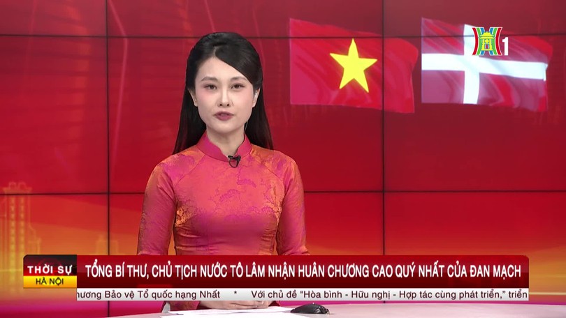 Tổng Bí thư, Chủ tịch nước Tô Lâm nhận Huân chương cao quý nhất của Đan Mạch