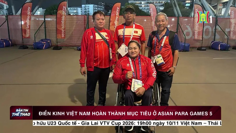 Điền kinh Việt Nam hoàn thành mục tiêu ở Asian Para Games 5