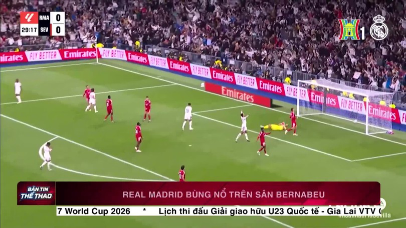 Real Madrid bùng nổ trên sân Bernabeu
