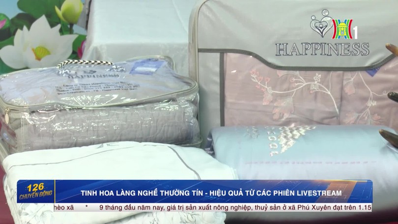 Tinh hoa làng nghề Thường Tín - Hiệu quả từ các phiên livestream