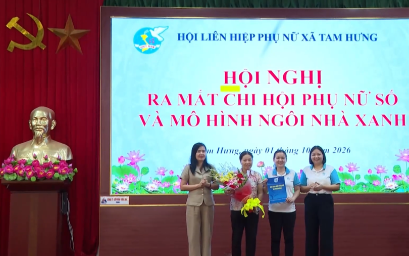 Hội Phụ nữ xã Tam Hưng ra mắt ‘Chi hội phụ nữ số’