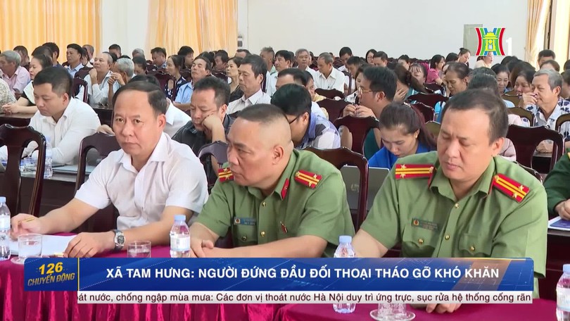 Xã Tam Hưng: Người đứng đầu đối thoại tháo gỡ khó khăn