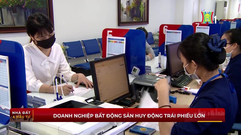 Doanh nghiệp bất động sản huy động trái phiếu lớn
