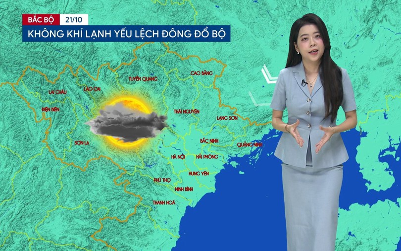 Dự báo thời tiết tối | 21/10/2026