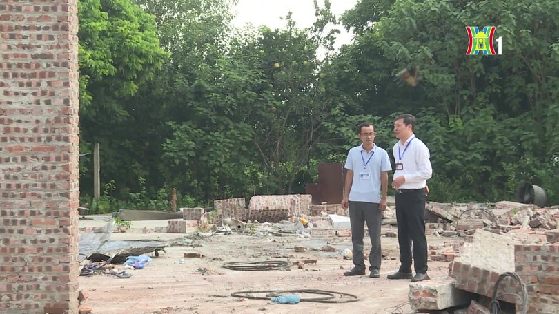 Xã Chương Dương rà soát, xử lý công trình vi phạm xây dựng