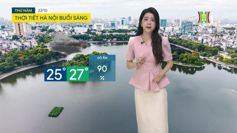 Dự báo thời tiết sáng | 22/10/2026