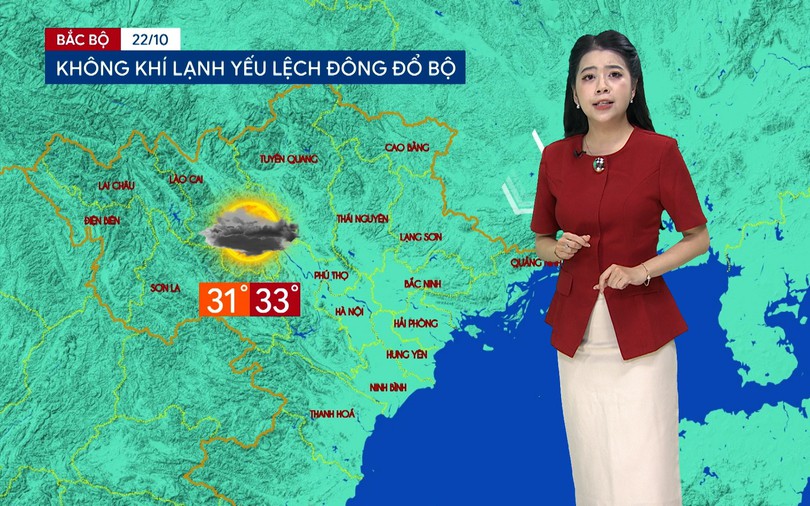 Dự báo thời tiết tối | 22/10/2026