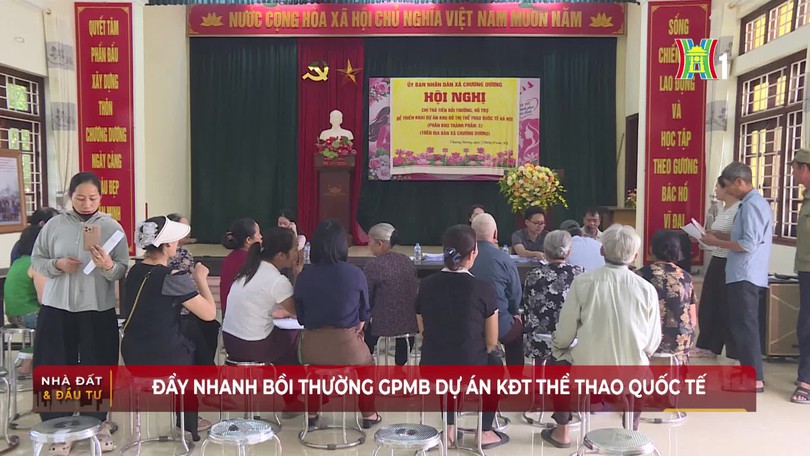 Đẩy nhanh bồi thường GPMB dự án KĐT thể thao quốc tế