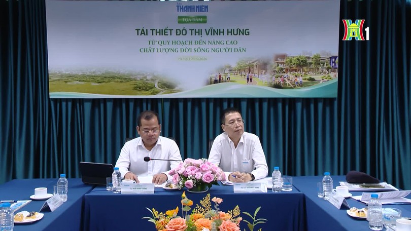 Tái thiết đô thị Vĩnh Hưng gắn với sinh kế của người dân