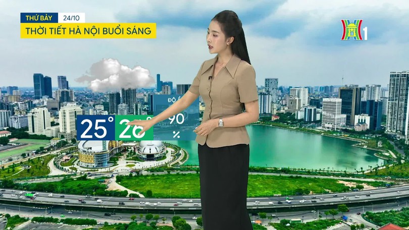 Dự báo thời tiết sáng | 24/10/2026