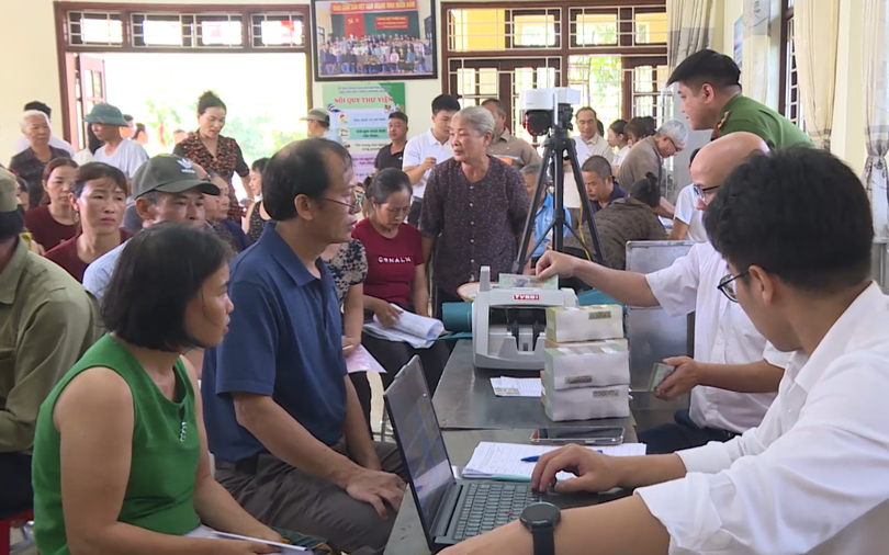 Xã Chương Dương chi trả tiền GPMB Khu đô thị thể thao quốc tế