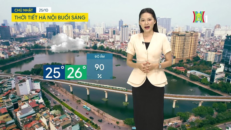 Dự báo thời tiết sáng | 25/10/2026