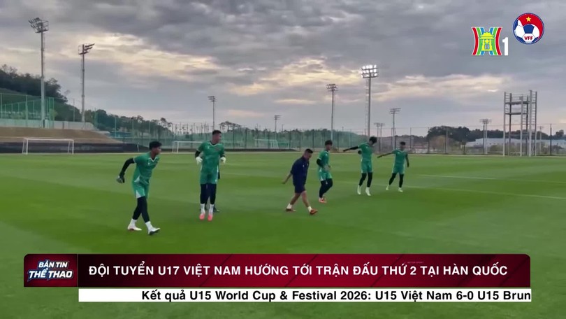 U17 Việt Nam hướng tới trận đấu thứ 2 tại Hàn Quốc