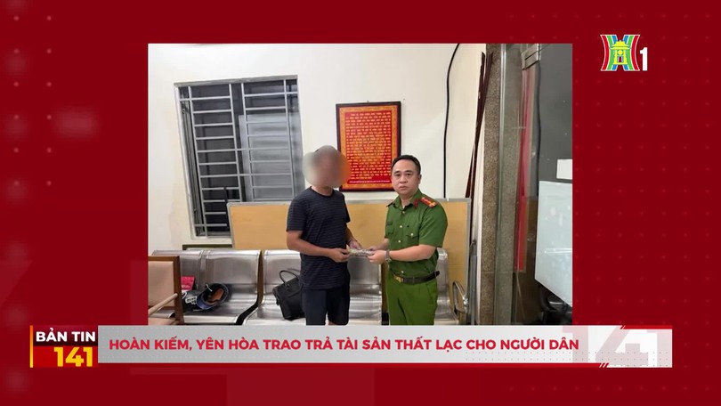Hoàn Kiếm, Yên Hòa trao trả tài sản thất lạc cho người dân