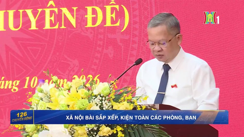Xã Nội Bài sắp xếp, kiện toàn các phòng, ban