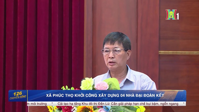 Xã Phúc Thọ khởi công xây dựng 4 nhà đại đoàn kết