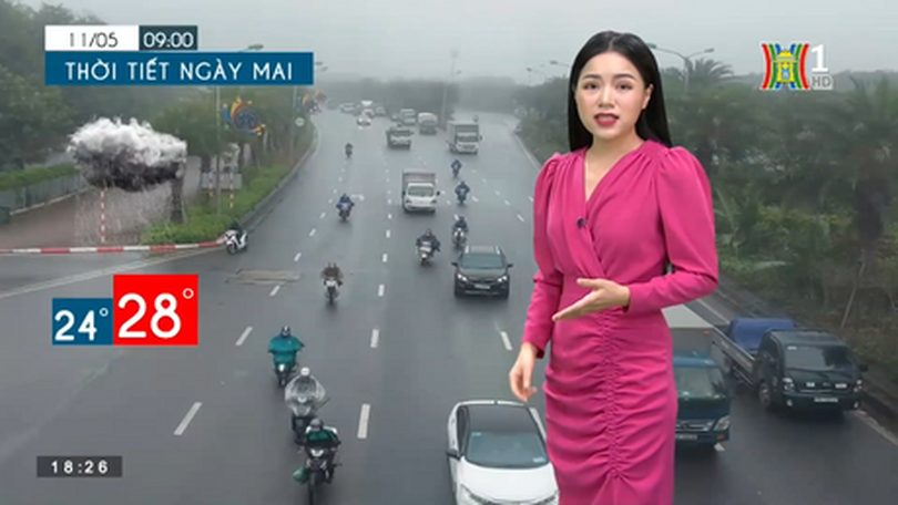 Dự báo thời tiết ngày 11/05/2023