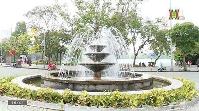 Đài phun nước hồ Gươm - Điểm nhấn kiến trúc độc đáo