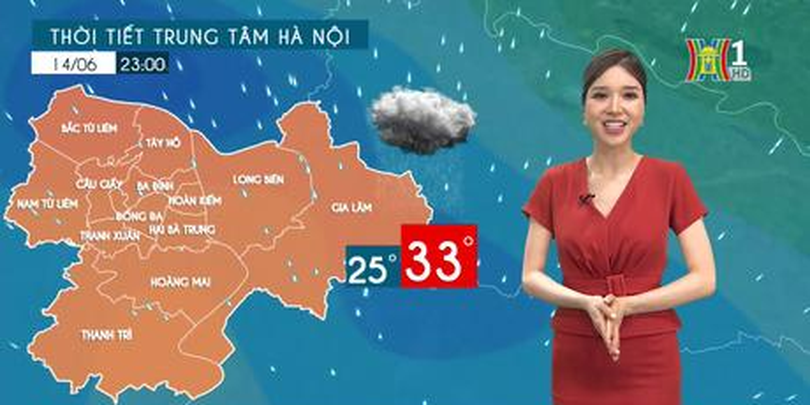 Dự báo thời tiết | 14/06/2023