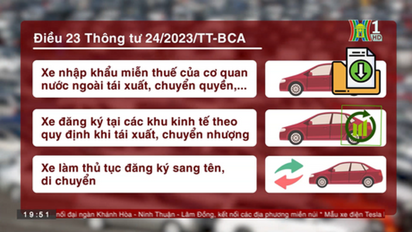 Những trường hợp bị thu hồi đăng ký biển số xe