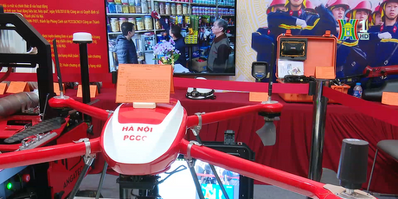 Máy bay không người lái hỗ trợ công tác PCCC