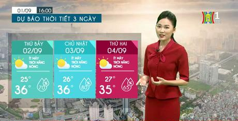 Dự báo thời tiết | 2/9/2023