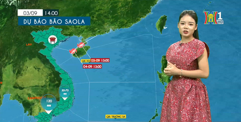 Dự báo thời tiết | 03/09/2023