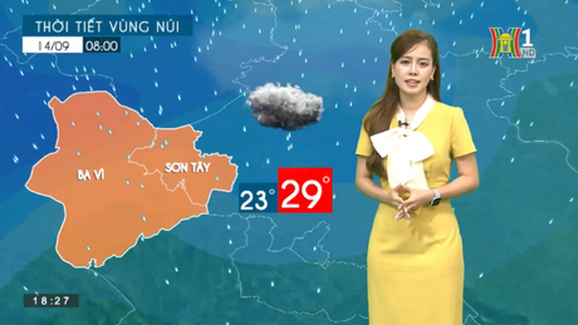Dự báo thời tiết| 14/9/2023