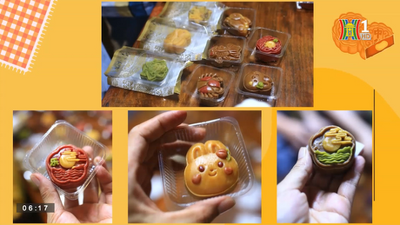 Bạn trẻ hào hứng trải nghiệm làm bánh trung thu