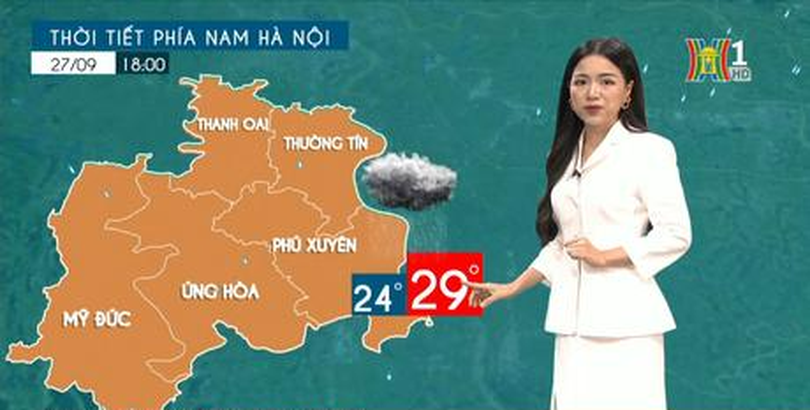 Dự báo thời tiết| 27/9/2023