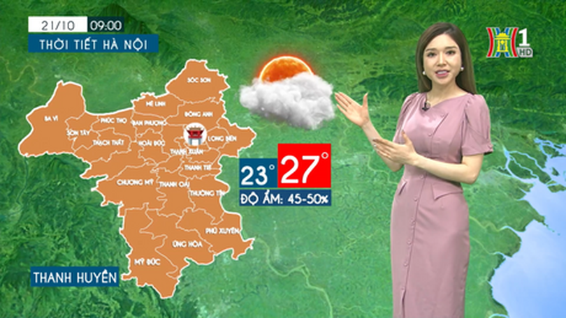 Dự báo thời tiết | 22/10/2023