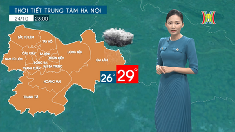 Dự báo thời tiết | 24/10/2023