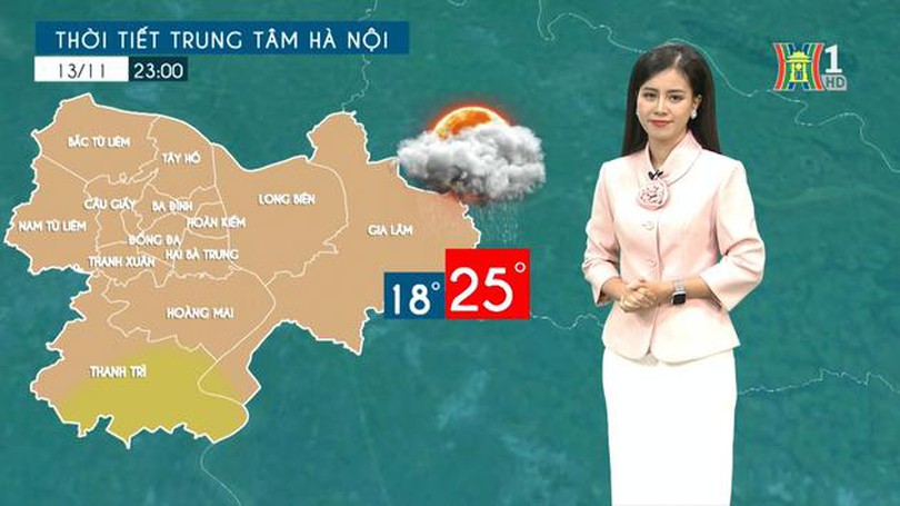 Dự báo thời tiết | 13/11/2023