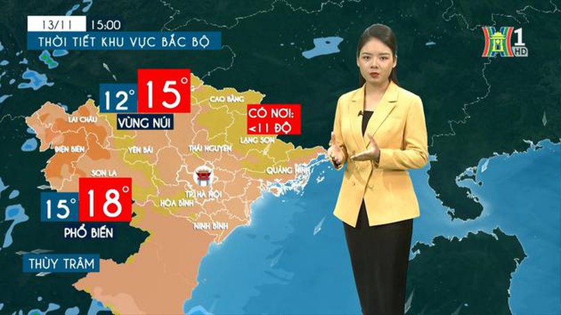 Dự báo thời tiết | 14/11/2023