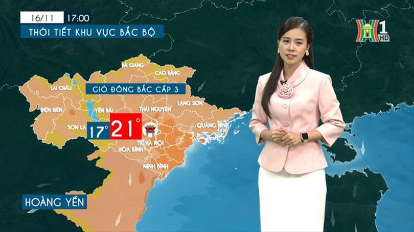 Dự báo thời tiết | 17/11/2023