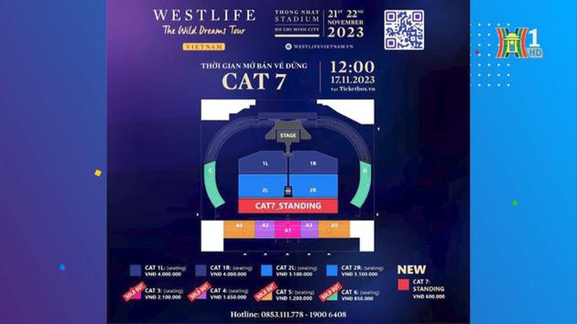 Westlife mở thêm hạng vé, cơ hội cuối cùng tham dự concert