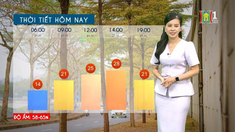 Dự báo thời tiết | 22/11/2023