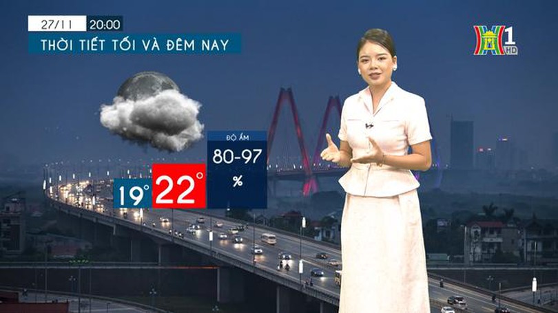 Dự báo thời tiết | 28/11/2023