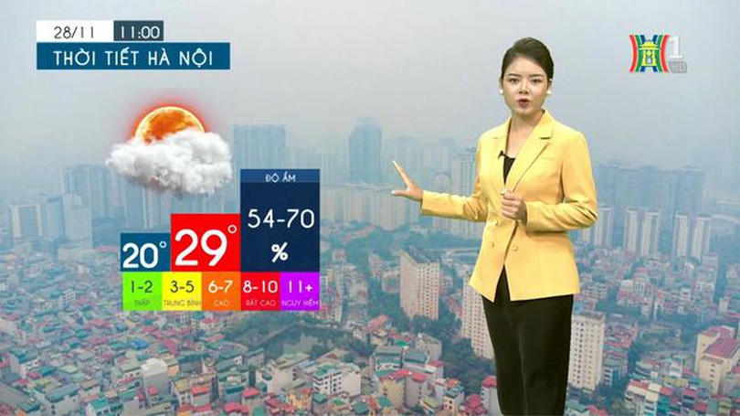 Dự báo thời tiết | 29/11/2023