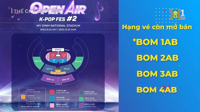 Kpop Festival Open Air bán vé, tranh cãi quyền lợi cho fan