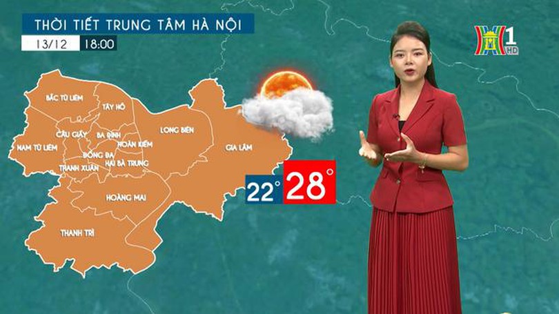 Dự báo thời tiết | 13/12/2023