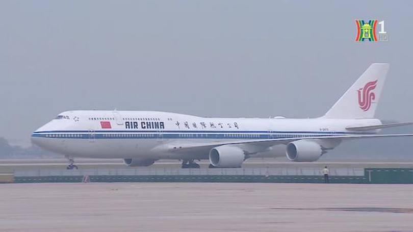 Cận cảnh chuyên cơ của nguyên thủ Trung Quốc