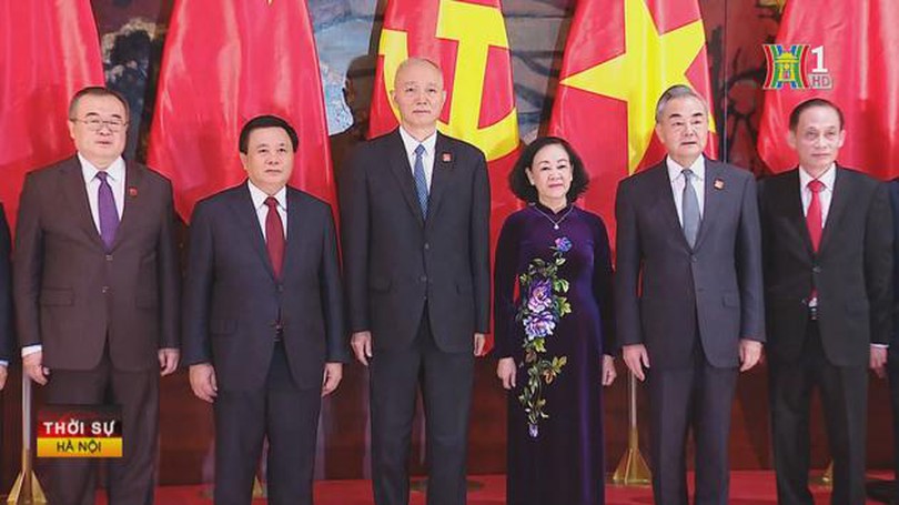 Thường trực Ban Bí thư hội đàm với Chánh Văn phòng Trung ương Đảng Cộng sản Trung Quốc