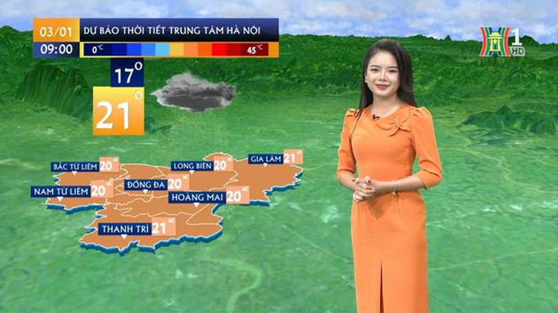 Dự báo thời tiết chiều và tối | 03/01/2024